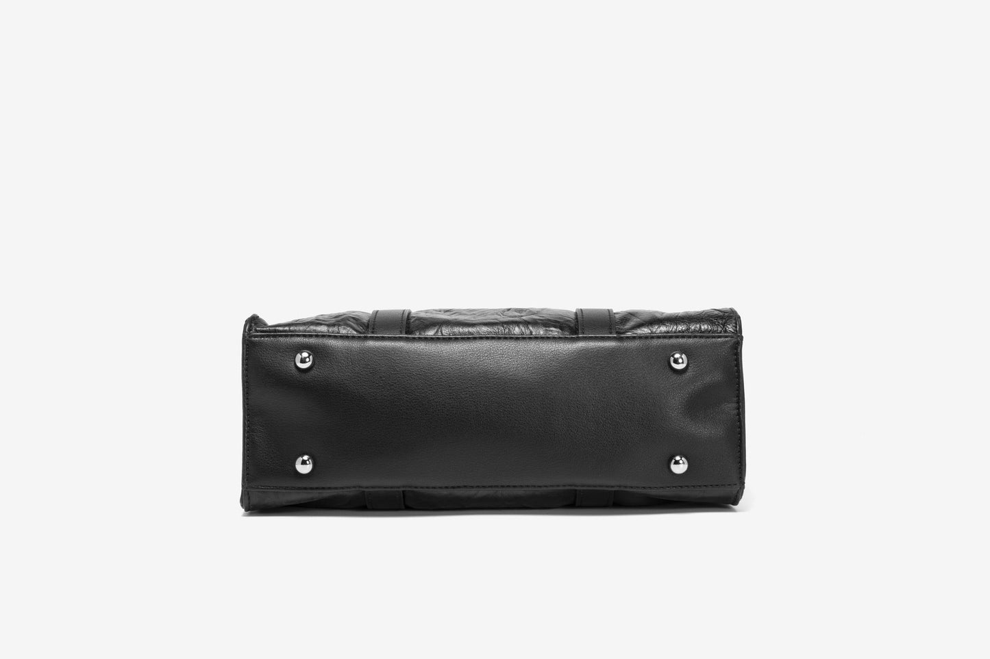 GESSY WRINKLE LEATHER TOTE BAG