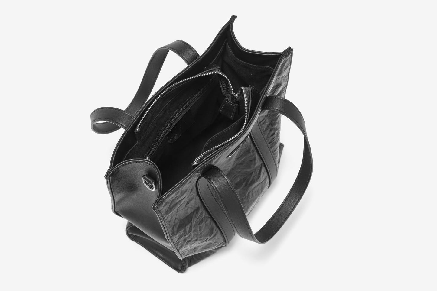 GESSY WRINKLE LEATHER TOTE BAG
