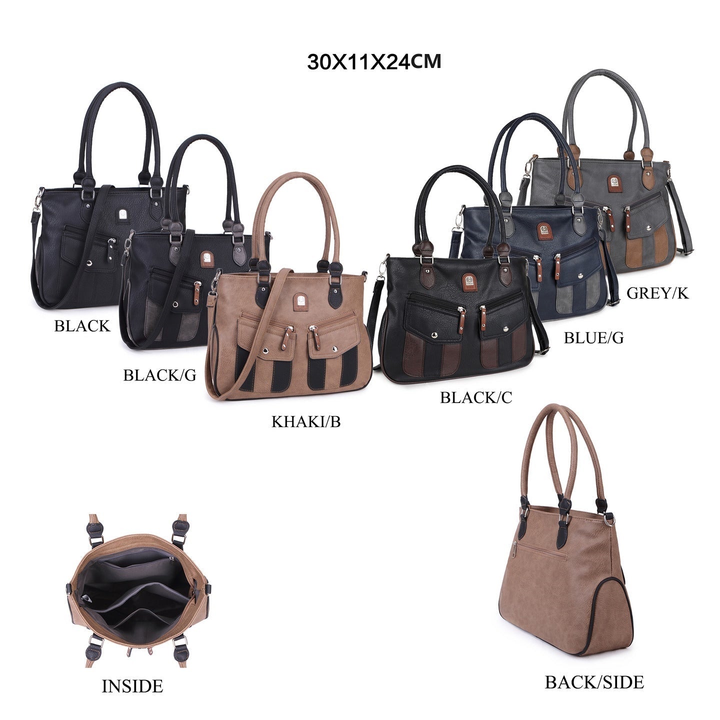 GESSY HANDBAG IN BLACK