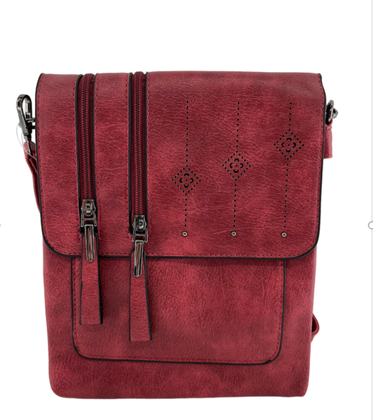 GESSY HANDBAG IN RED