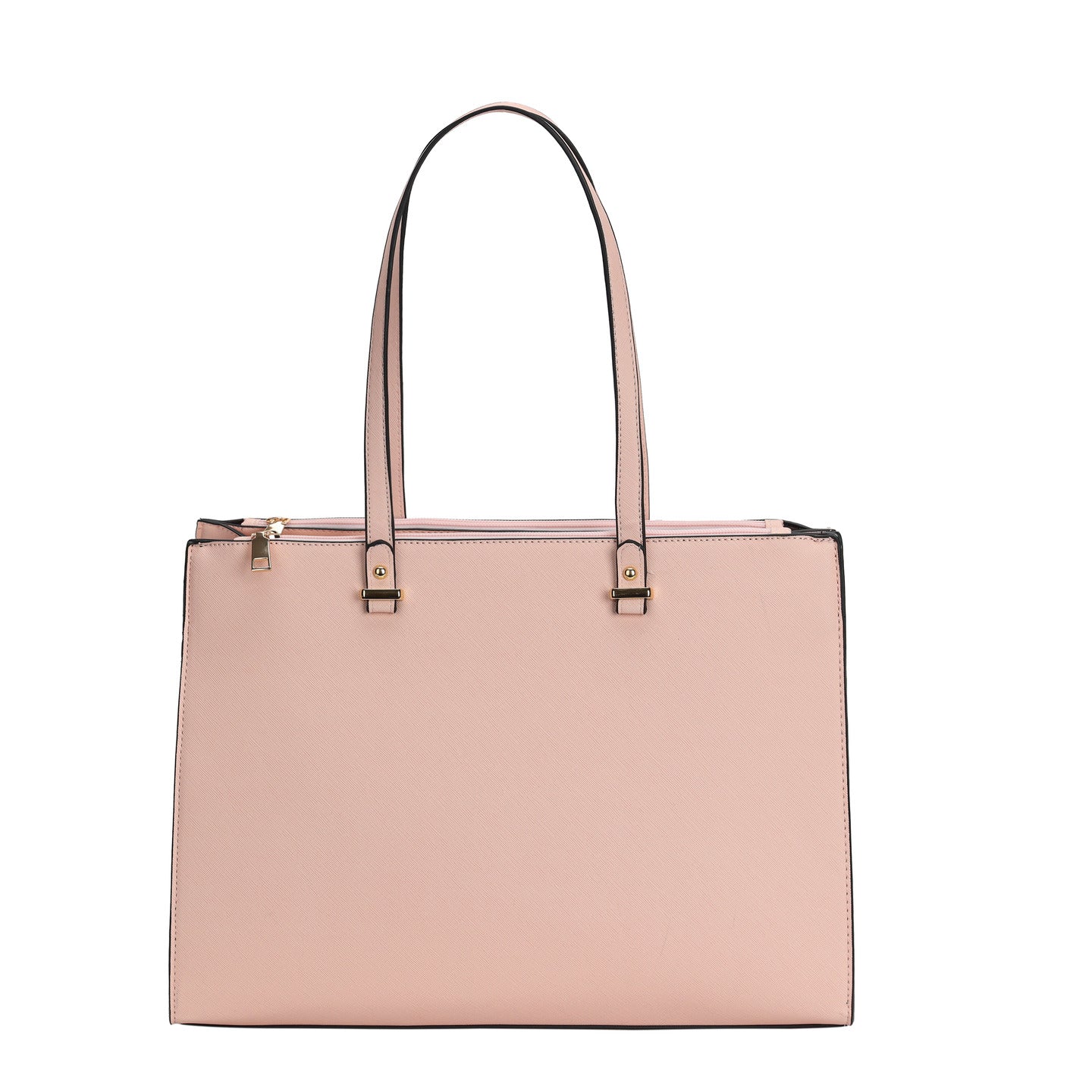 GESSY BUSINESS LARGE CAPACITY LAPTOP SOLID COLOR HANDBAG