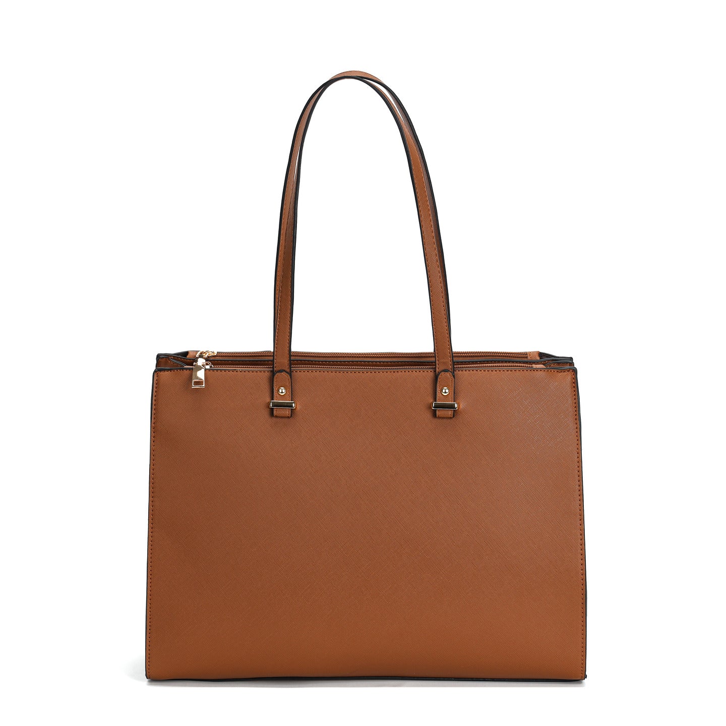 GESSY BUSINESS LARGE CAPACITY LAPTOP SOLID COLOR HANDBAG