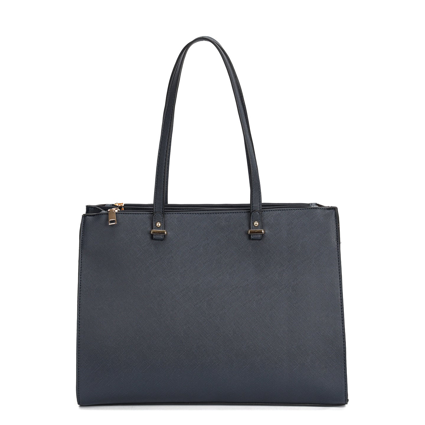 GESSY BUSINESS LARGE CAPACITY LAPTOP SOLID COLOR HANDBAG