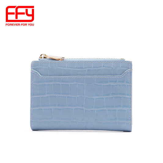 GESSY CARD HOLDER IN BLUE