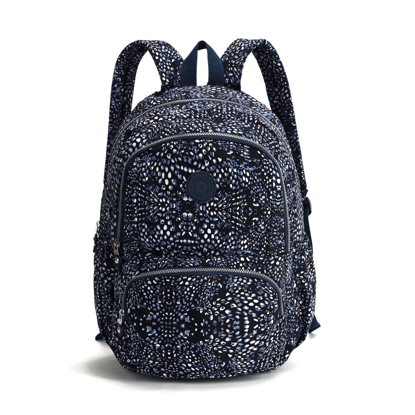 GESSY NYLON BIG CAPACITY BACKPACK SPECKLES PRINT