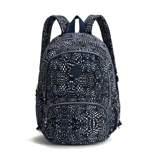 GESSY NYLON BIG CAPACITY BACKPACK SPECKLES PRINT