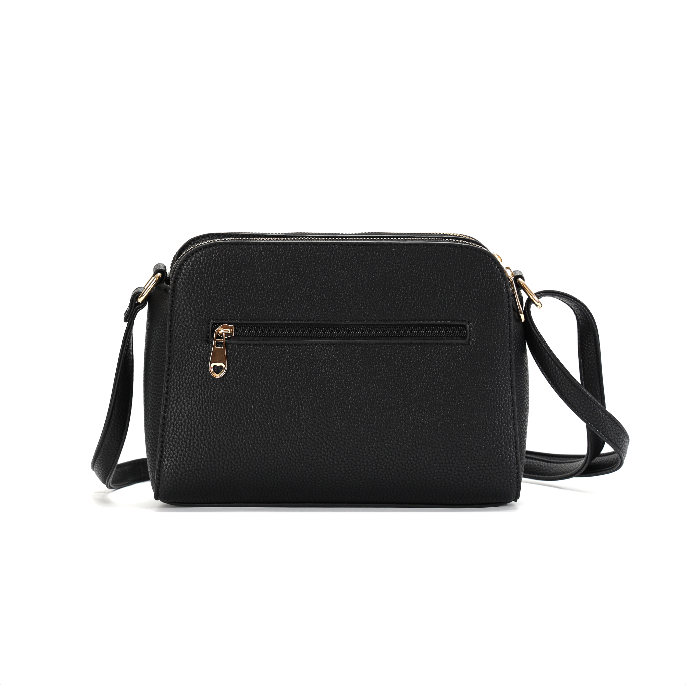 GESSY RING DECOR HANDBAG IN BLACK