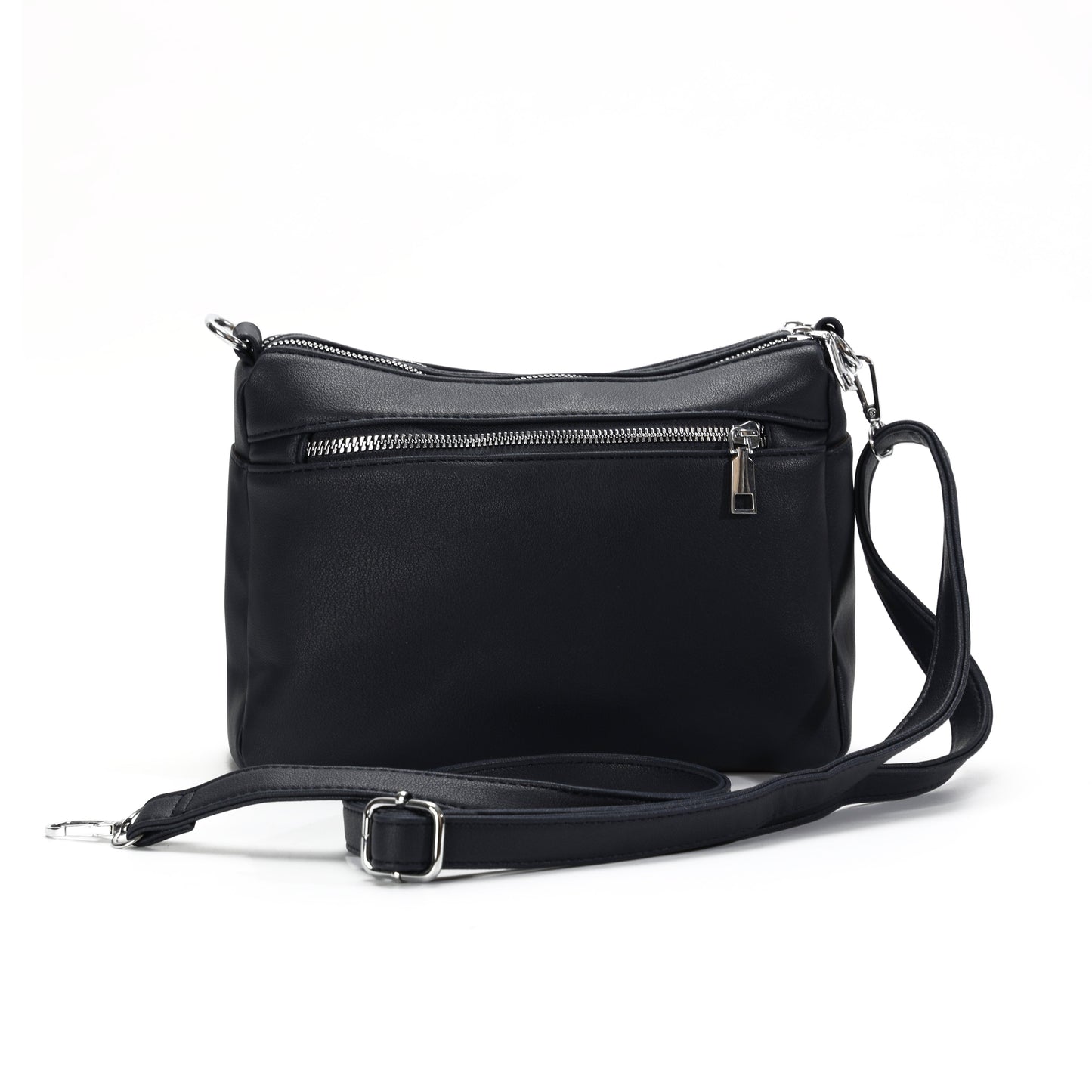 GESSY TASSLE ZIP CROSSBODY BAG IN NAVY