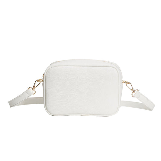 GESSY CAMERA SOLID COLOR CROSS BODY CLUTCH BAG