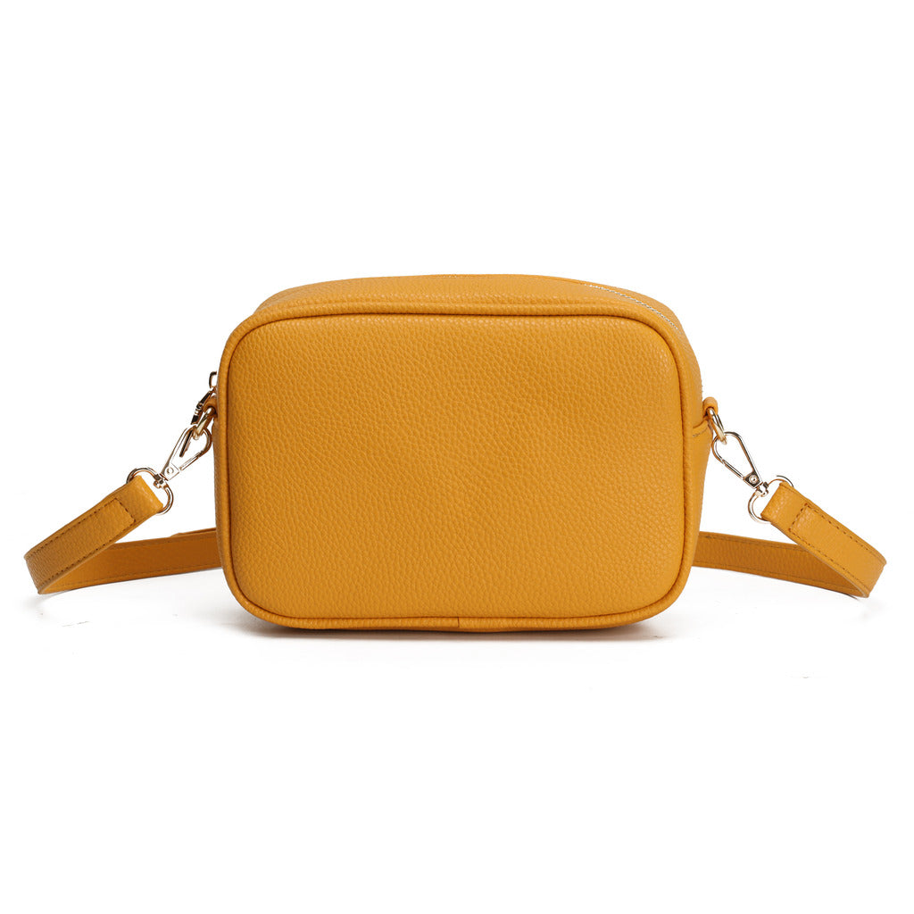GESSY CAMERA SOLID COLOR CROSS BODY CLUTCH BAG