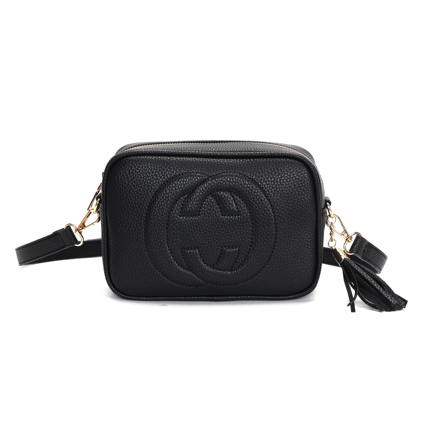 GESSY CAMERA TASSEL CLUTCH HANDBAG