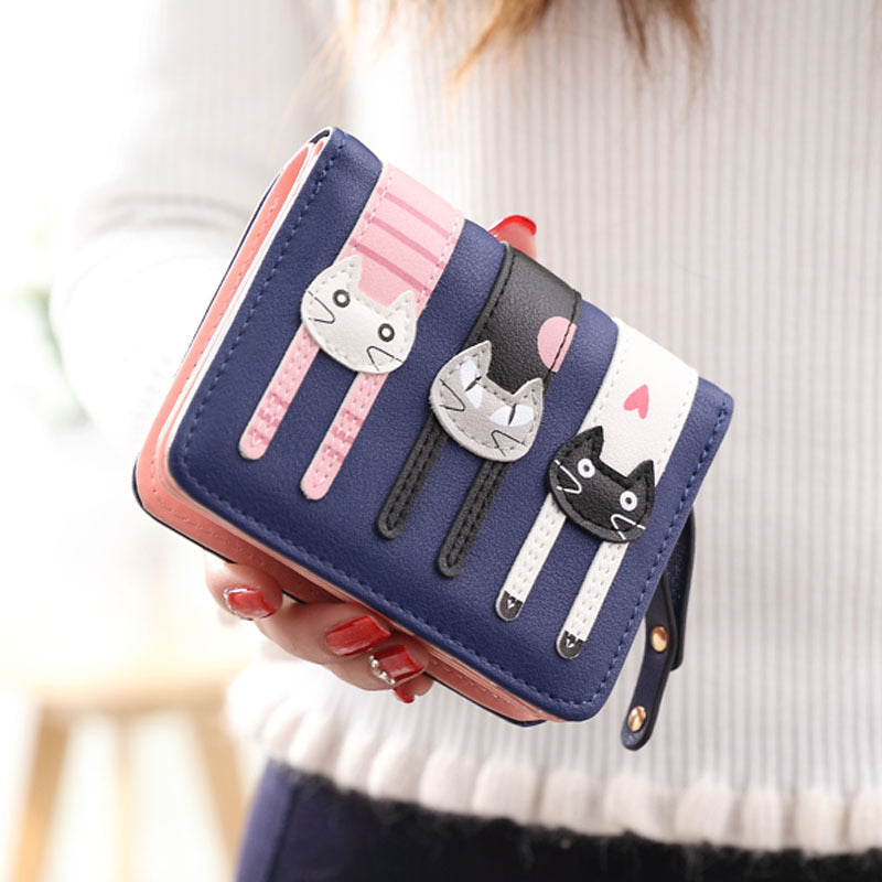 GESSY CUTE KITTY WALLET PURSE
