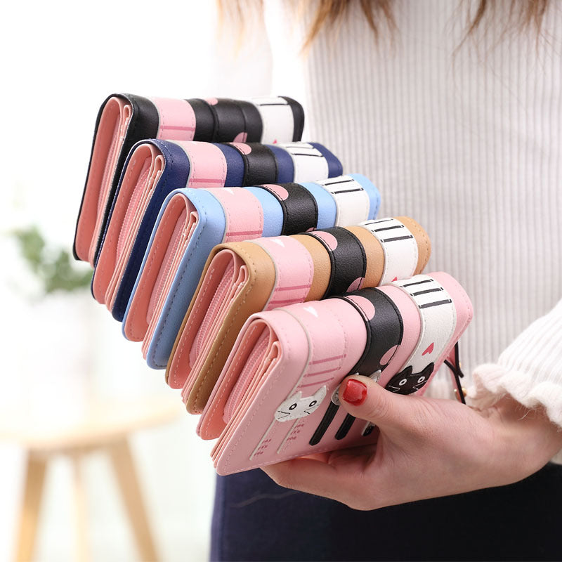 GESSY CUTE KITTY WALLET PURSE