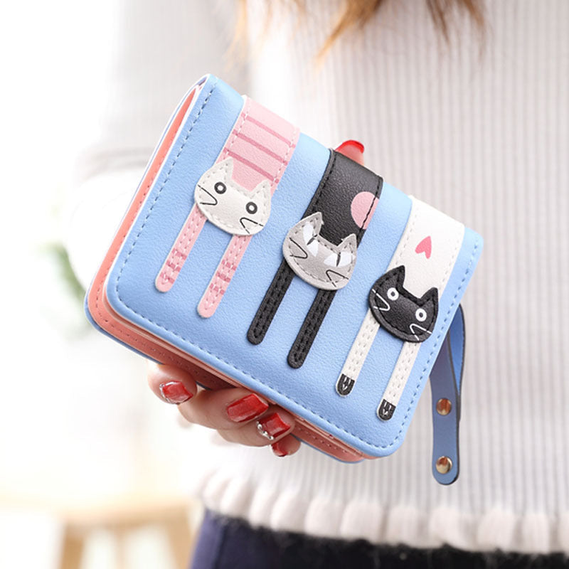 GESSY CUTE KITTY WALLET PURSE