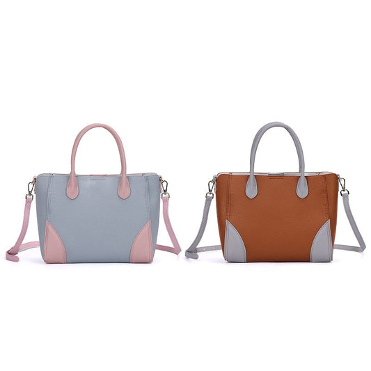 GESSY COLORBLOCK LARGE CAPACITY TOTE BAG