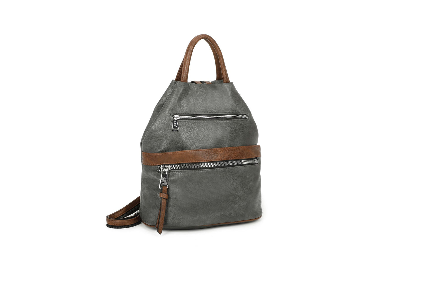 GESSY MEN'S DOUBLE-ROW FRONT ZIP BAG