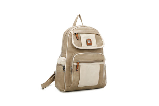 GESSY COLORBLOCK YOUTHFUL BACKPACK IN APRICOT