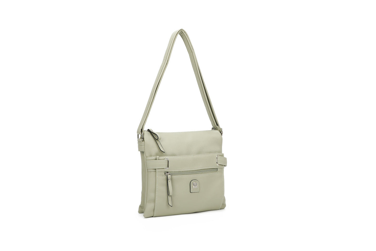 GESSY PU LEATHER BAG IN GREEN