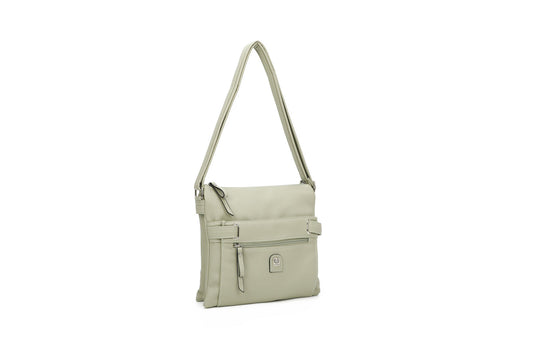 GESSY PU LEATHER BAG IN GREEN