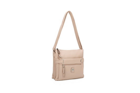 GESSY PU LEATHER BAG IN PINK
