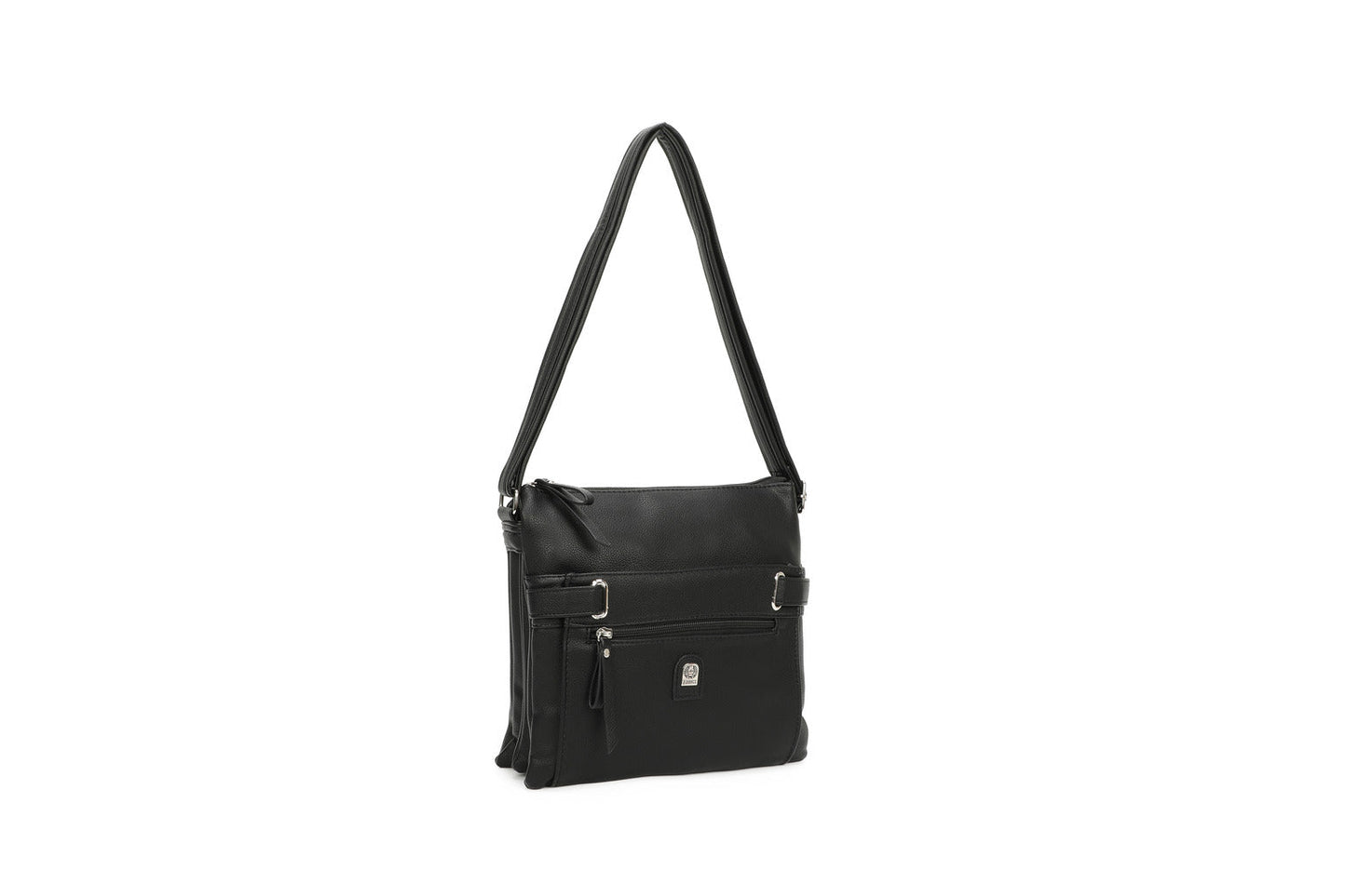 GESSY PU LEATHER BAG IN BLUE