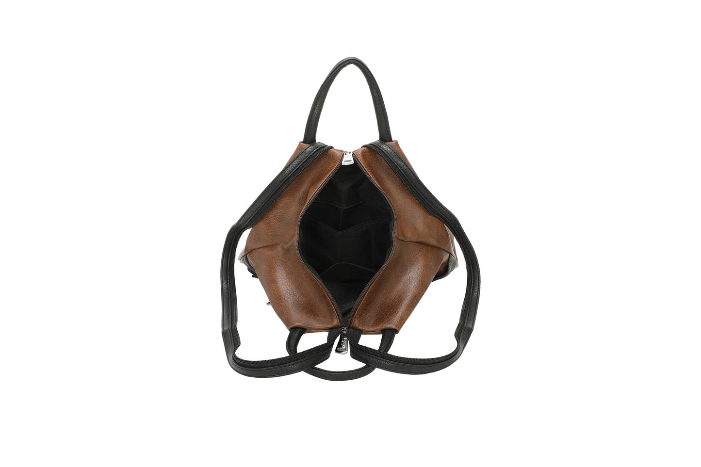 GESSY MEN'S DOUBLE-ROW FRONT ZIP BAG