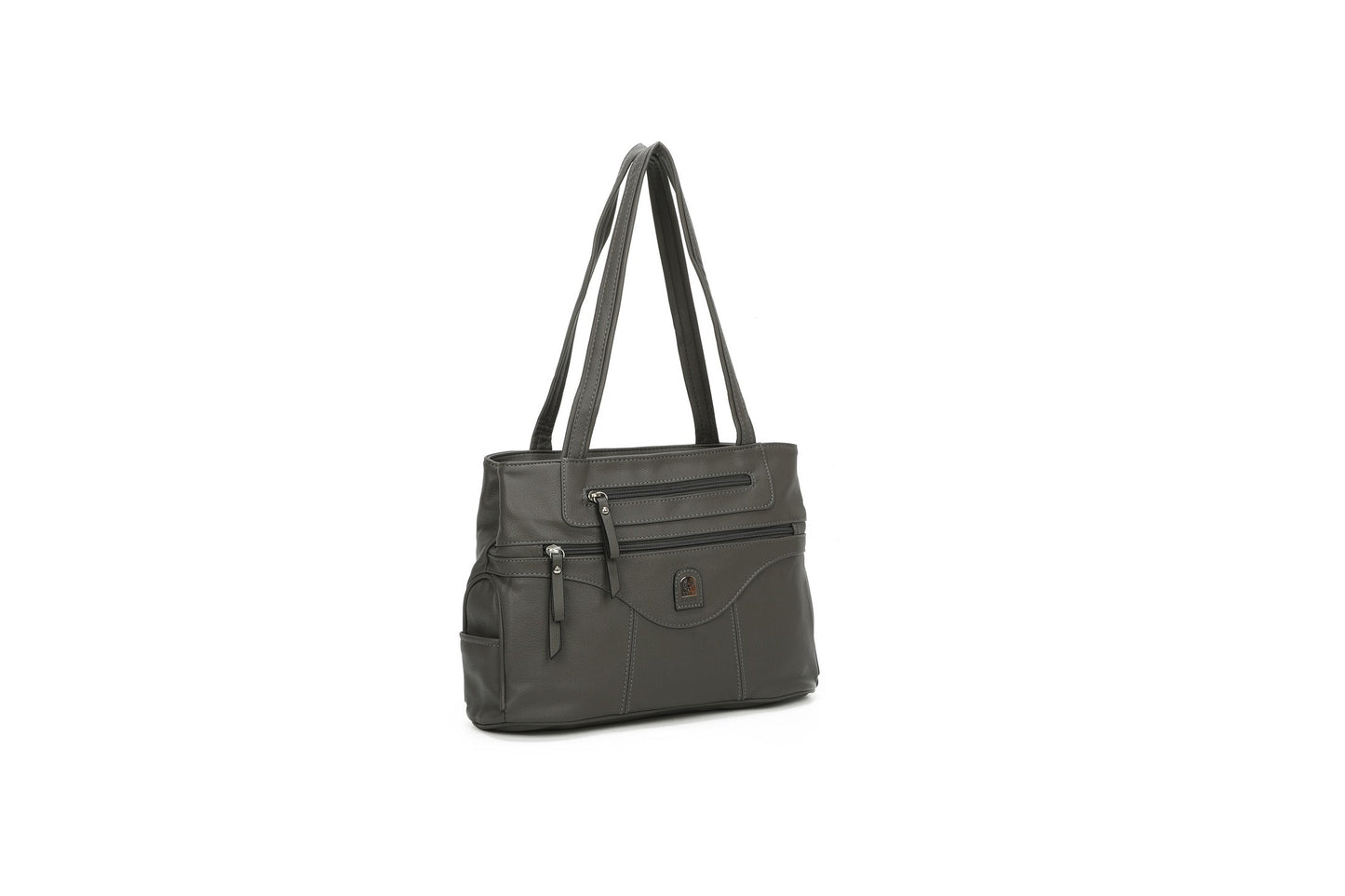 GESSY LARGE CAPACITY BUSINESS HANDBAG IN GREY