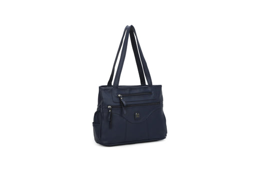 GESSY LARGE CAPACITY BUSINESS HANDBAG IN BLUE