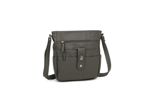 GESSY MEN'S BUSINESS HANDBAG IN GREY