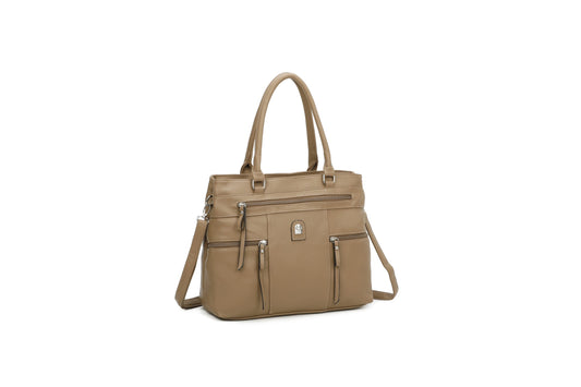 GESSY BUSINESS HANDBAG IN APRICOT