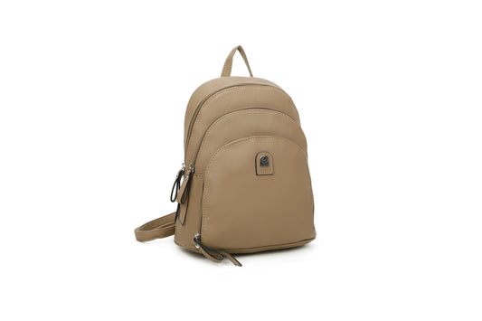 GESSY MULTI-LAYER BACKPACK IN APRICOT