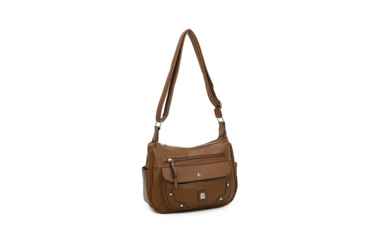 GESSY BUSINESS HANDBAG IN BROWN