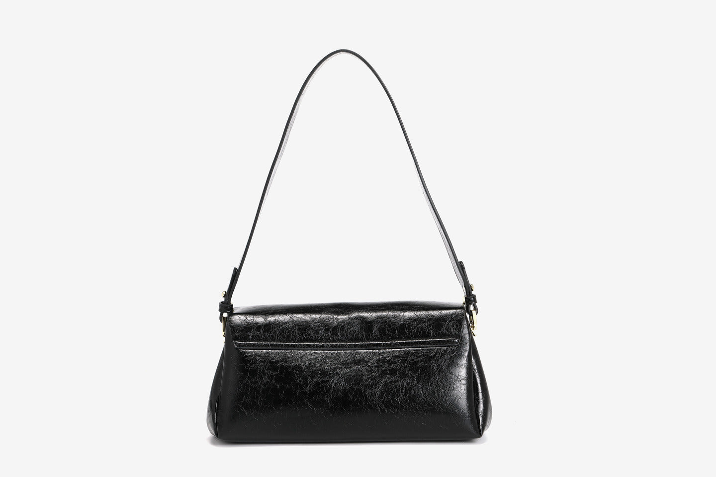 GESSY TWIST LOCK FLAP SHOULDER BAG