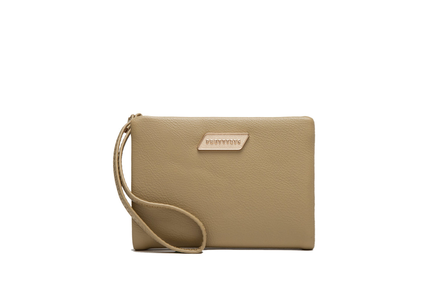 GESSY RECTANGULAR CLUTCH PURSE IN APRICOT