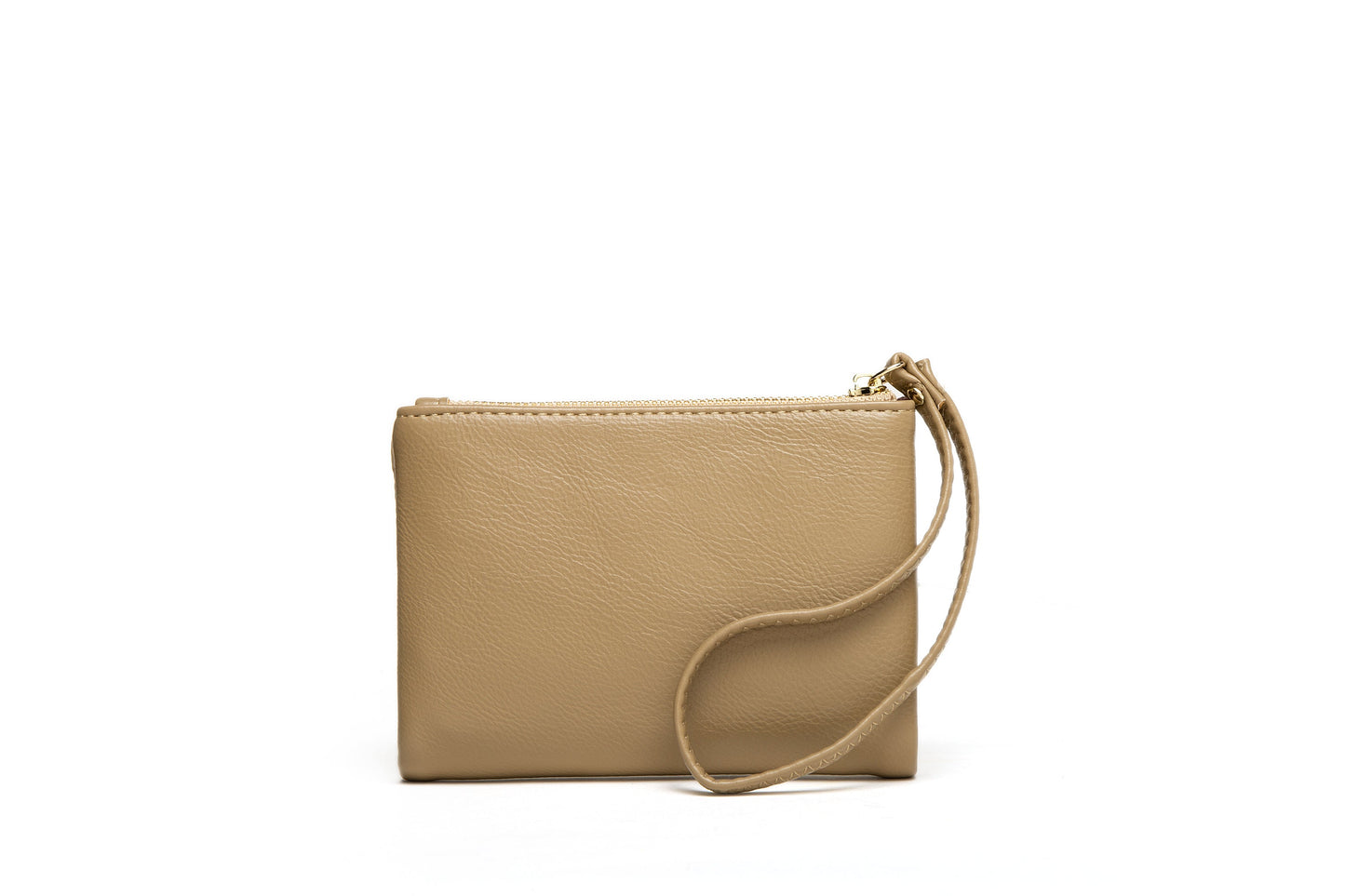 GESSY RECTANGULAR CLUTCH PURSE IN APRICOT