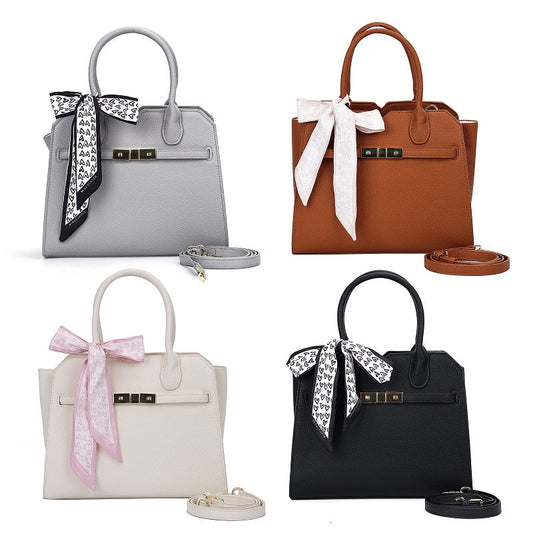 GESSY TOTE BAG WITH RIBBON