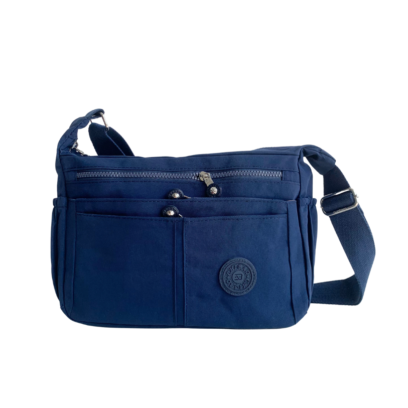 GESSY NYLON MULTIFUCTIONAL CROSSBODY BAG IN BLUE