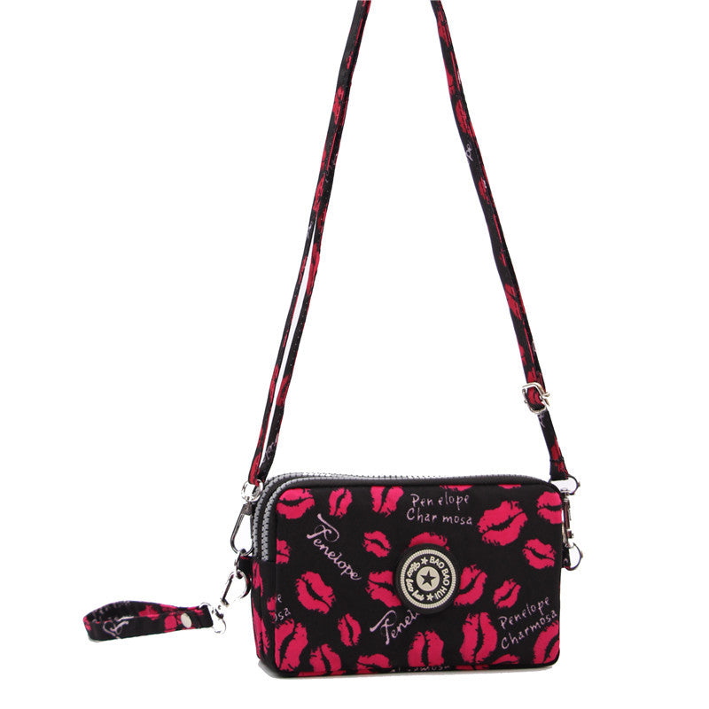 GESSY NYLON CROSSBODY BAG MULTIPLE PATTERNS