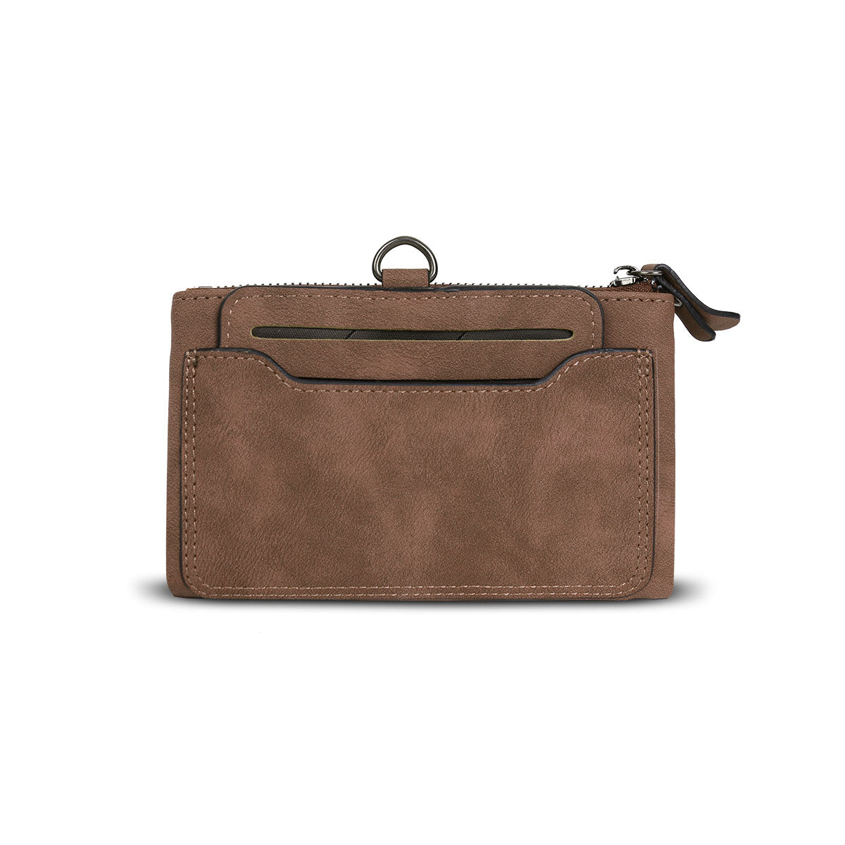 GESSY SHORT PURSE MULTI-LAYER CARD HOLDER IN COFFEE