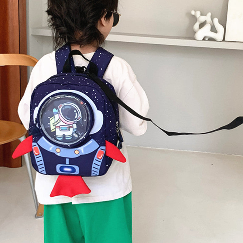 GESSY KID ROCKET BACKPACK IN BLUE