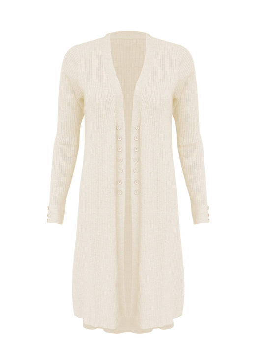 Anna Smith Ladies Daily casual longline side split Knitted Cardigan