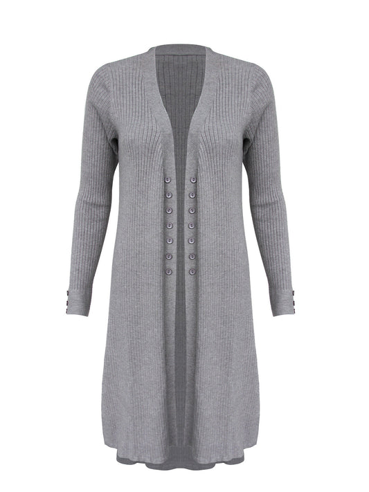 Anna Smith Ladies Daily casual longline side split Cardigan