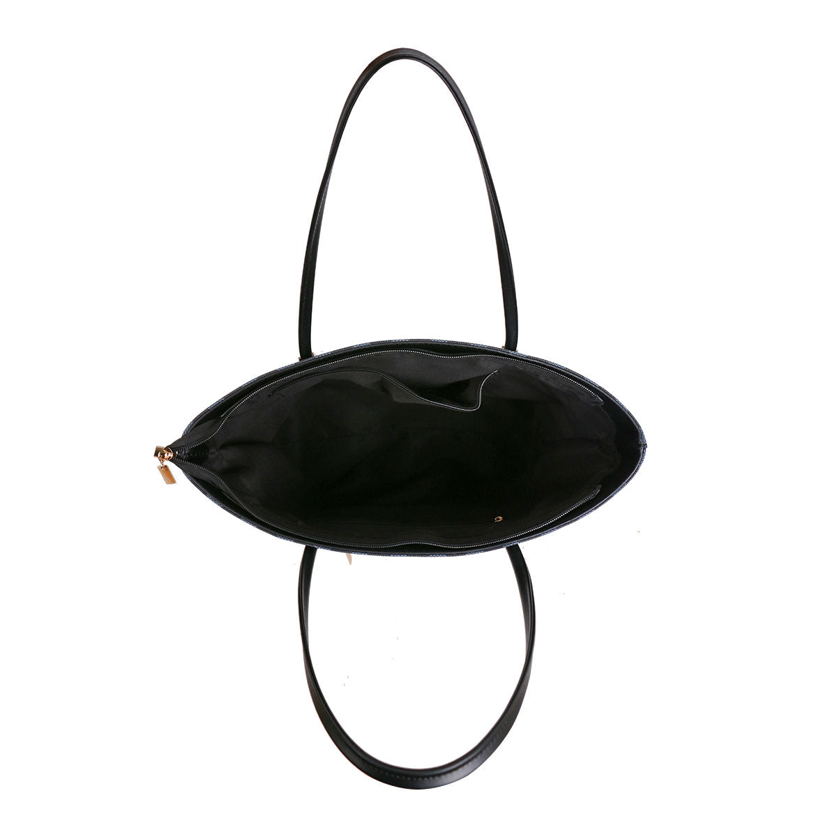GESSY CHECKERED HANDBAG SET IN BLACK