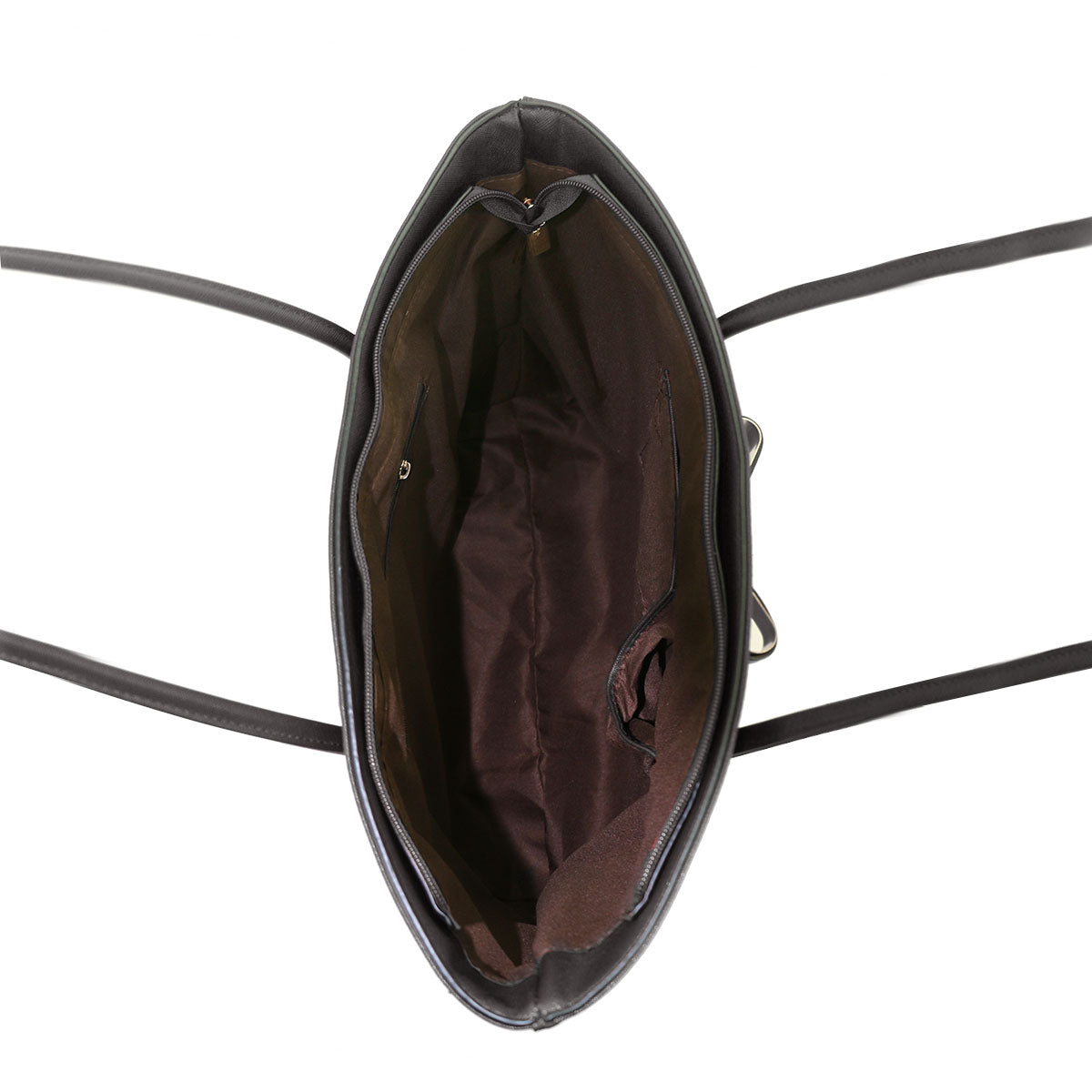 GESSY BOW DETAIL HANDBAG SET IN DARK GREY