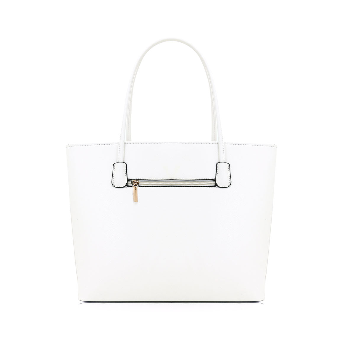 GESSY BOW DETAIL HANDBAG SET IN WHITE