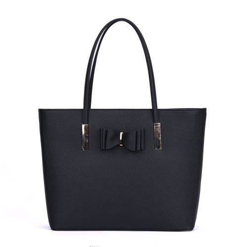 GESSY BOW TIE DECOR TOTE BAG