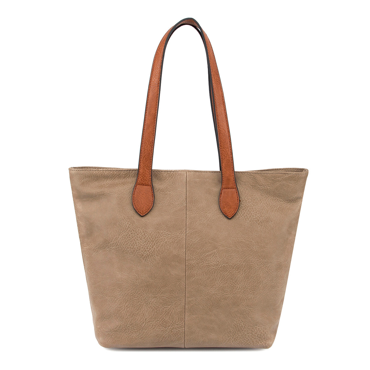 GESSY DURABLE TOTE HANDBAG LARGE CAPACITY IN LIGHT TAUPE