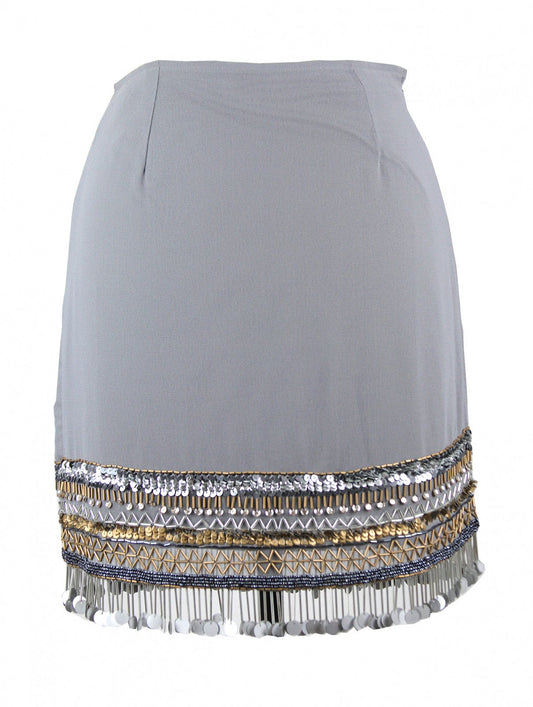 ANNA SMITH Hand beaded skirt