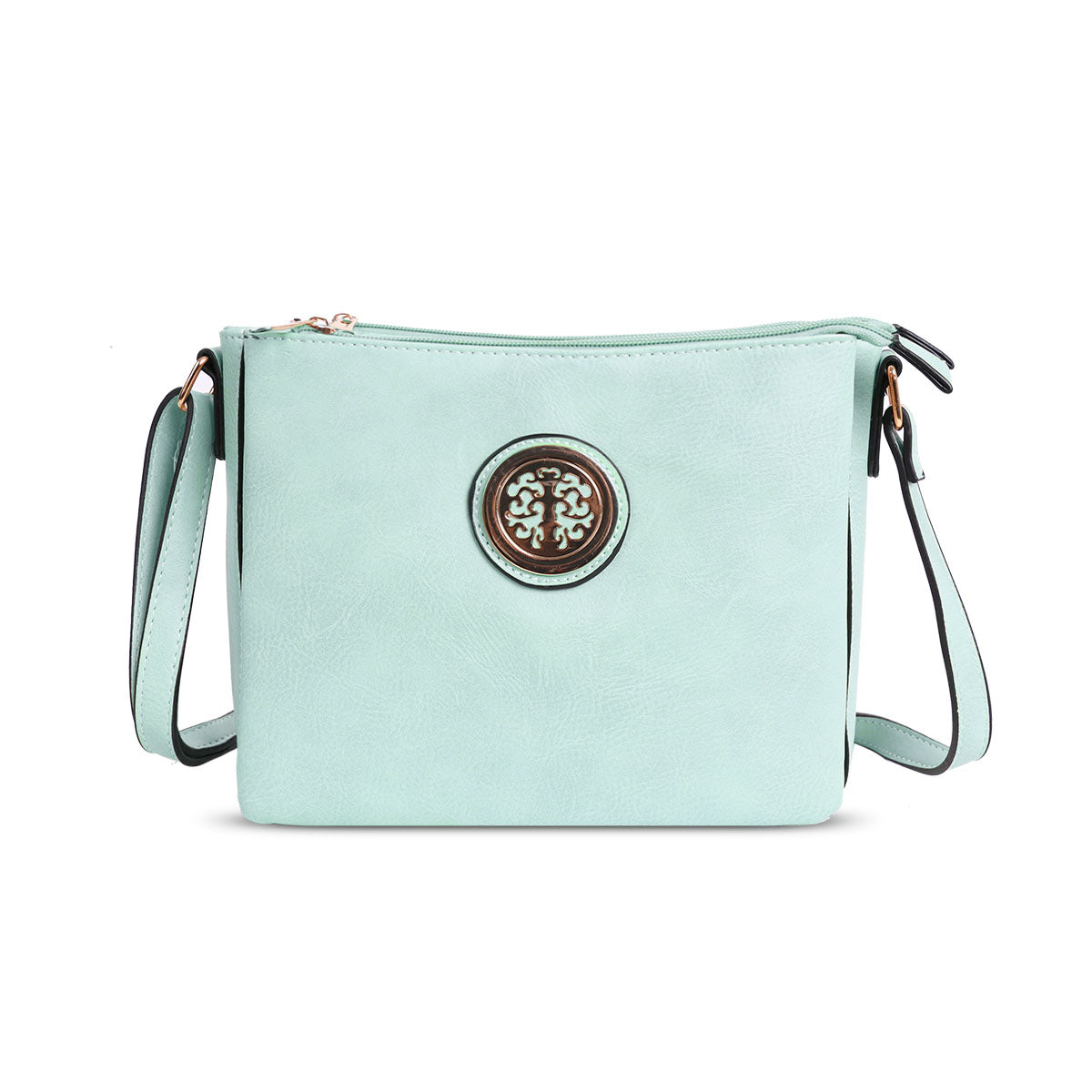 GESSY THREE-LAYER CROSS BODY BAG