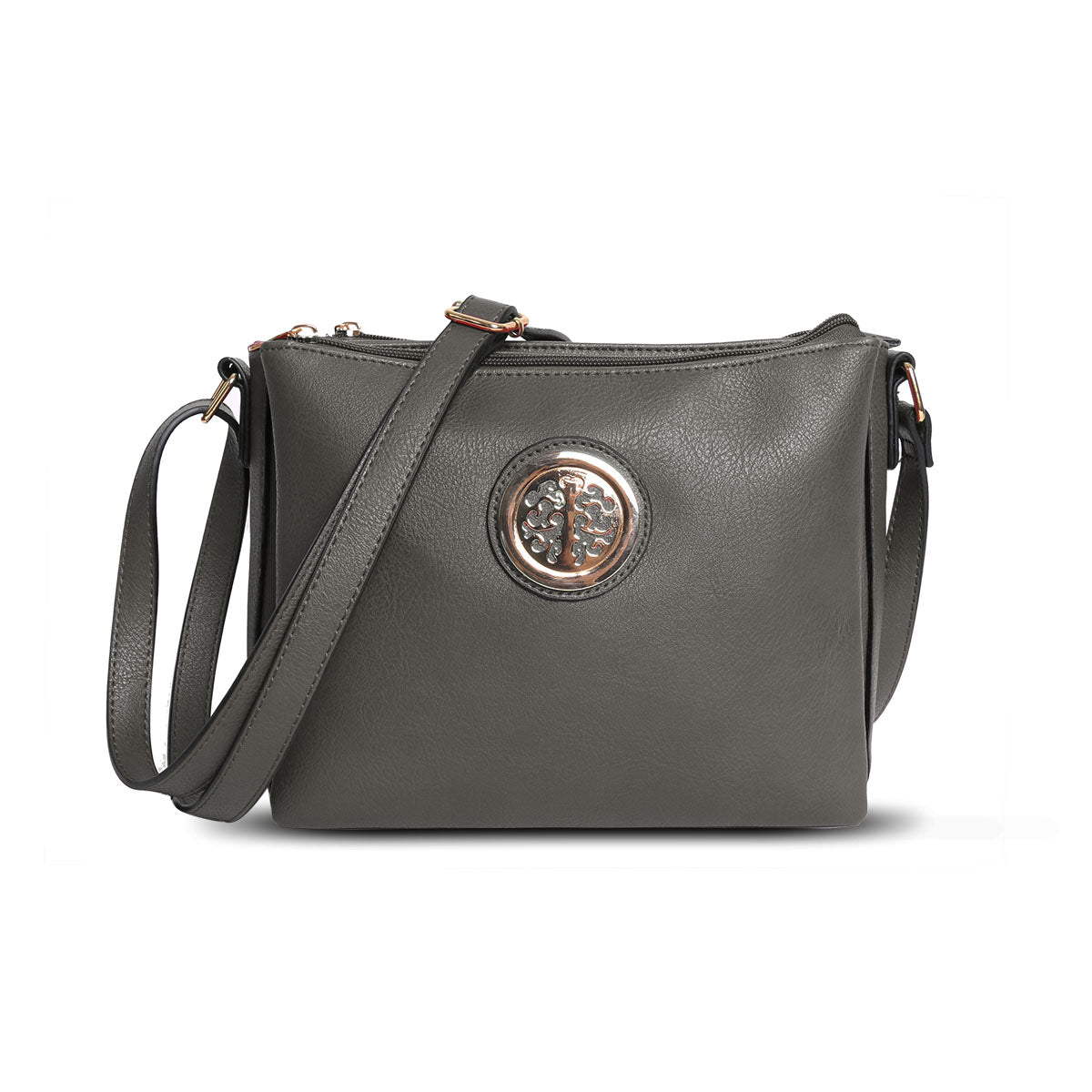 GESSY THREE-LAYER CROSS BODY BAG